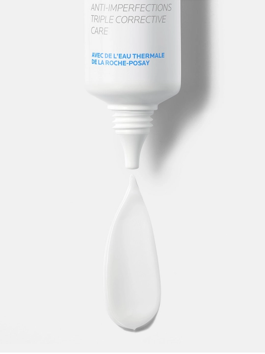 Uch marta tuzatuvchi krem jeli, la ROCHE-POSAY EFFACLAR DUO + M, nomukammallikka qarshi, 40 ml