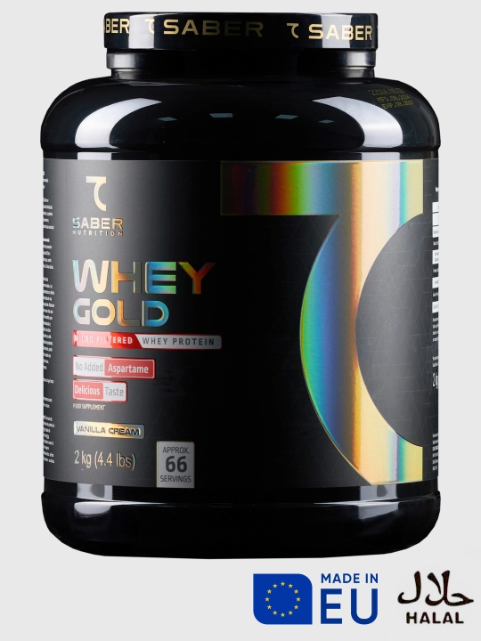 Протеин порошковый 7Saber, для набора мышечной массы Whey Gold, 2 кг - 