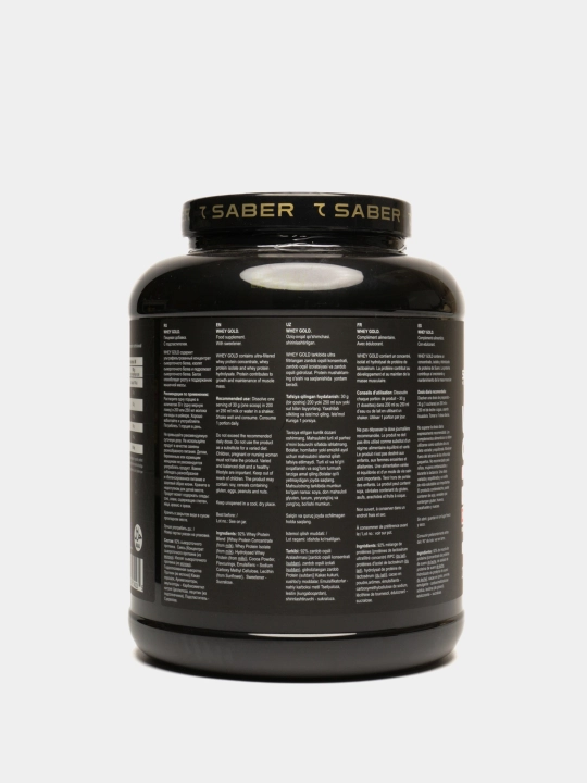 Mishca massasi uchun oqsil kukuni 7Saber, Whey Gold, 2 kg