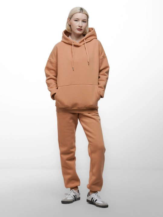 Ayollar Sport kostyumi, oversize, turmagi bilan