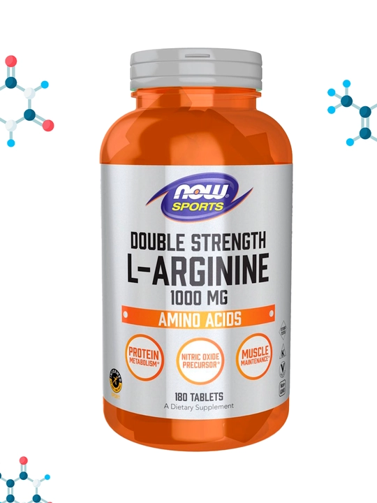 Now Foods, L-Arginin, 500 мг и 1000 мг, Халяль