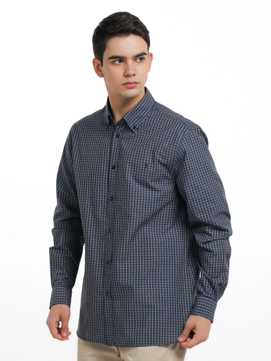 Рубашка мужская Trussardi Jeans l Tr1903, хлопок, с длинным рукавом, классическая