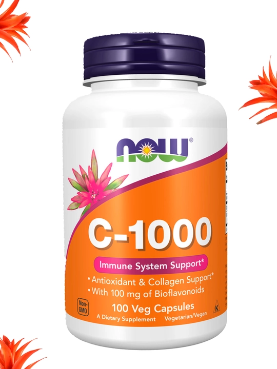 NOW Supplements, Витамин C 500 мг и 1000 мг с шиповником, Халяль