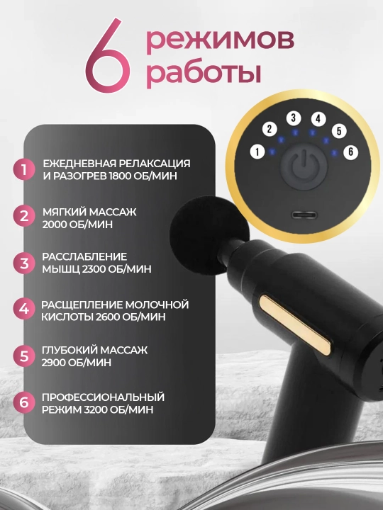Massajor apparati, bel, tana, oyoq, qo'l va bo'yin massaji