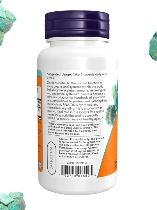 NOW Supplements, sink 50 mg, halol