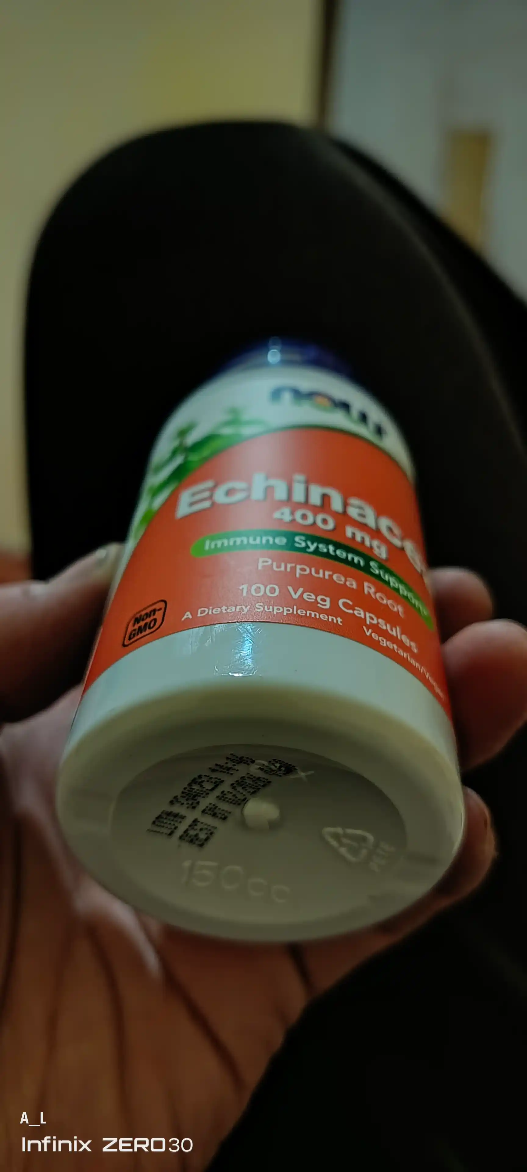 Эхинацея 400 мг NOW Supplements, поддержка иммунной системы, 100 капсул, Халяль