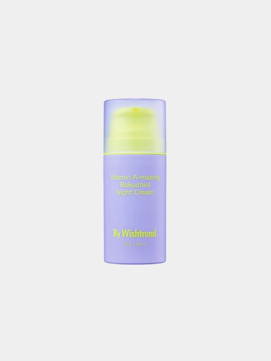 Ночной крем с ретинолом и бакучиолом By Wishtrend Vitamin A, Bakuchiol Night Cream, 30g