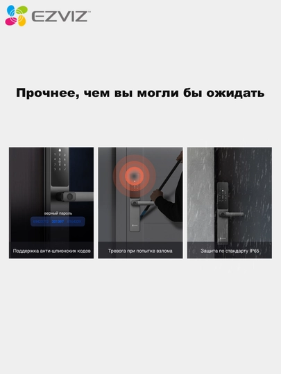 Биометрический электронный Wi-Fi дверной замок Ezviz CS-DL05