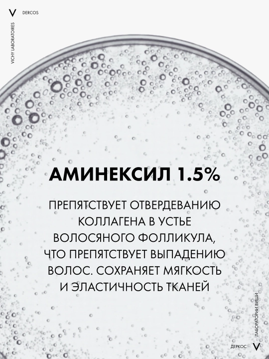 Средство против выпадения волос VICHY DERCOS AMINEXIL Clinical 5, для женщин, 21 штука