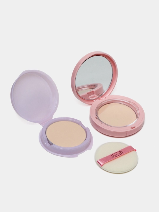 Lillykay пудра для лица компактная SPF30/40 PA++ с зеркалом и спонжем