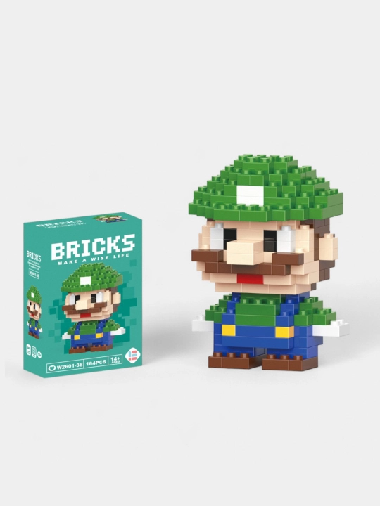 3D Lego konstruktor, bolalar va kattalar uchun jumboq va boshqotirma, yorqin rangda, mini