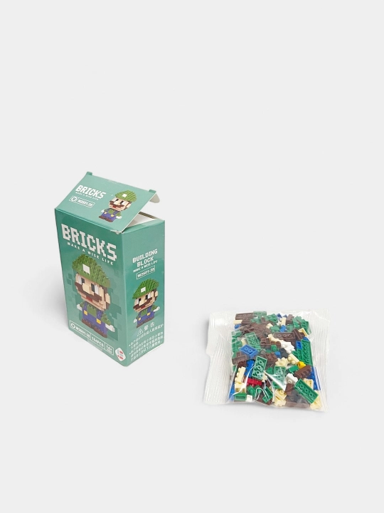 3D Lego konstruktor, bolalar va kattalar uchun jumboq va boshqotirma, yorqin rangda, mini