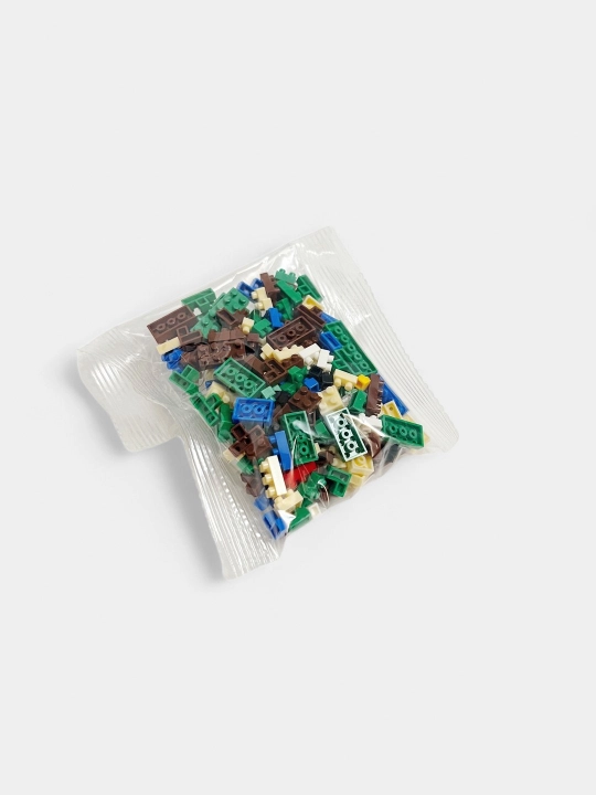 3D Lego konstruktor, bolalar va kattalar uchun jumboq va boshqotirma, yorqin rangda, mini