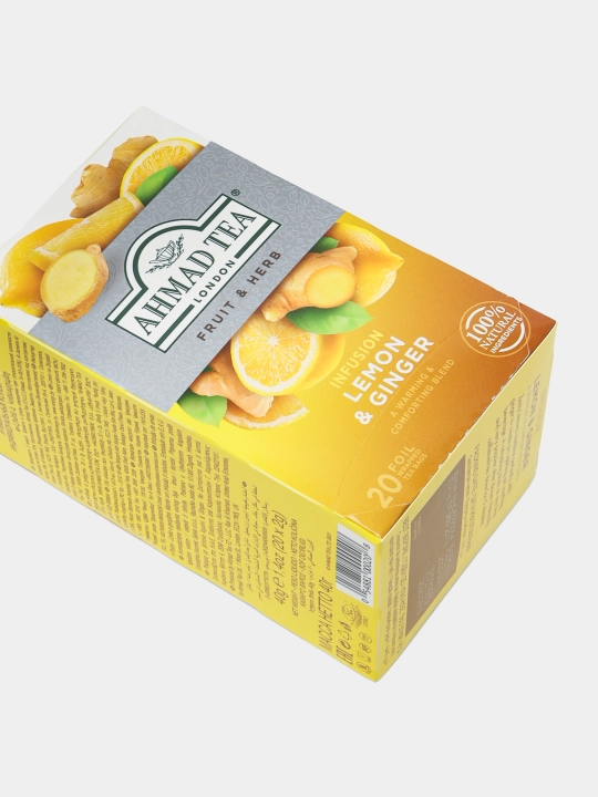 O‘tli choy Ahmad Tea, Limon va Zanjabil (20)