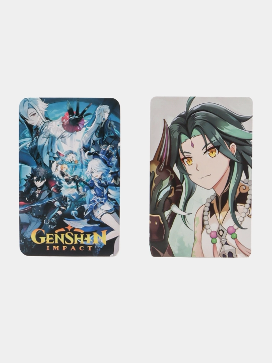 Genshin Impact Belgilar to'plami Lumine, Zhong Li, Raiden, Venti, Tartalya