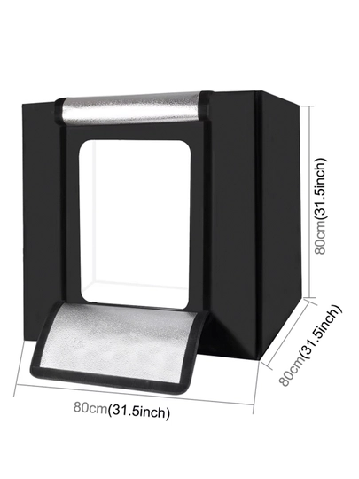 Puluz LED bilan 80 sm mavzu Fotoboks - 