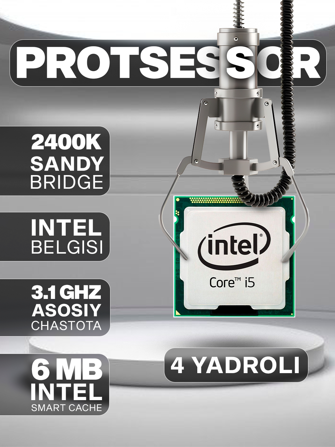 Процессор Intel Core i7 2600, i5 4440, i3 2100, i5 2400 купить по ...