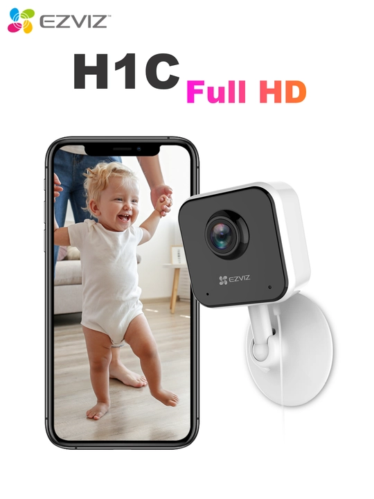 Wi-Fi камера видеонаблюдения Ezviz CS-H1C 2МП, камера для дома, видеокамера