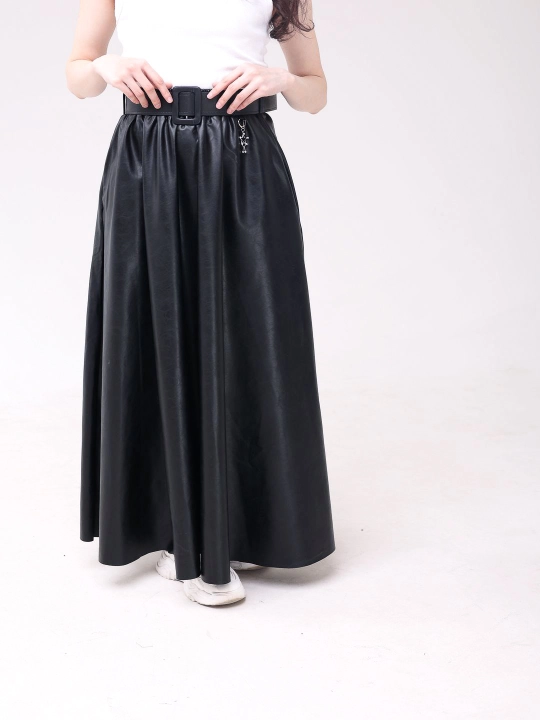 Ayollar uchun charm yubka, tasma 44-50 Xitoy