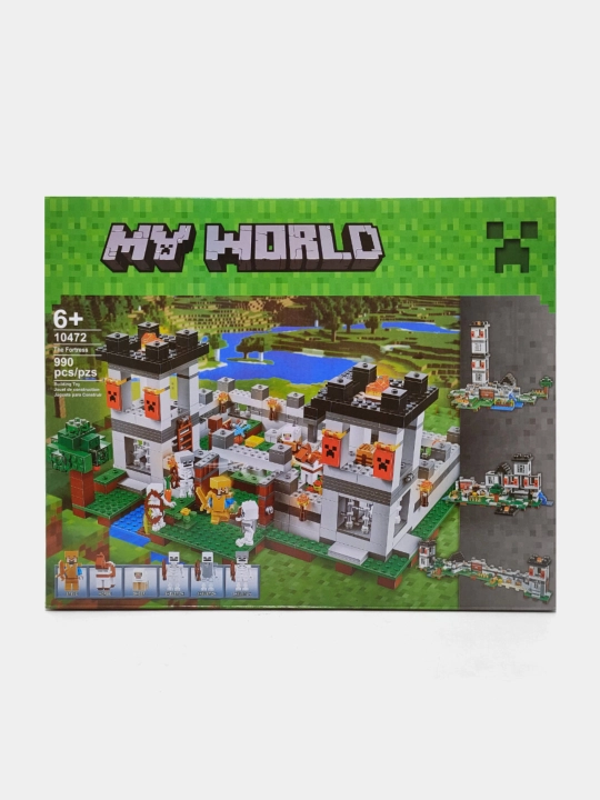 Konstruktor minecraft qala 4 tasi 1 da - qiziqarli toplam