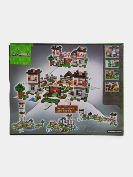 Konstruktor minecraft qala 4 tasi 1 da - qiziqarli toplam