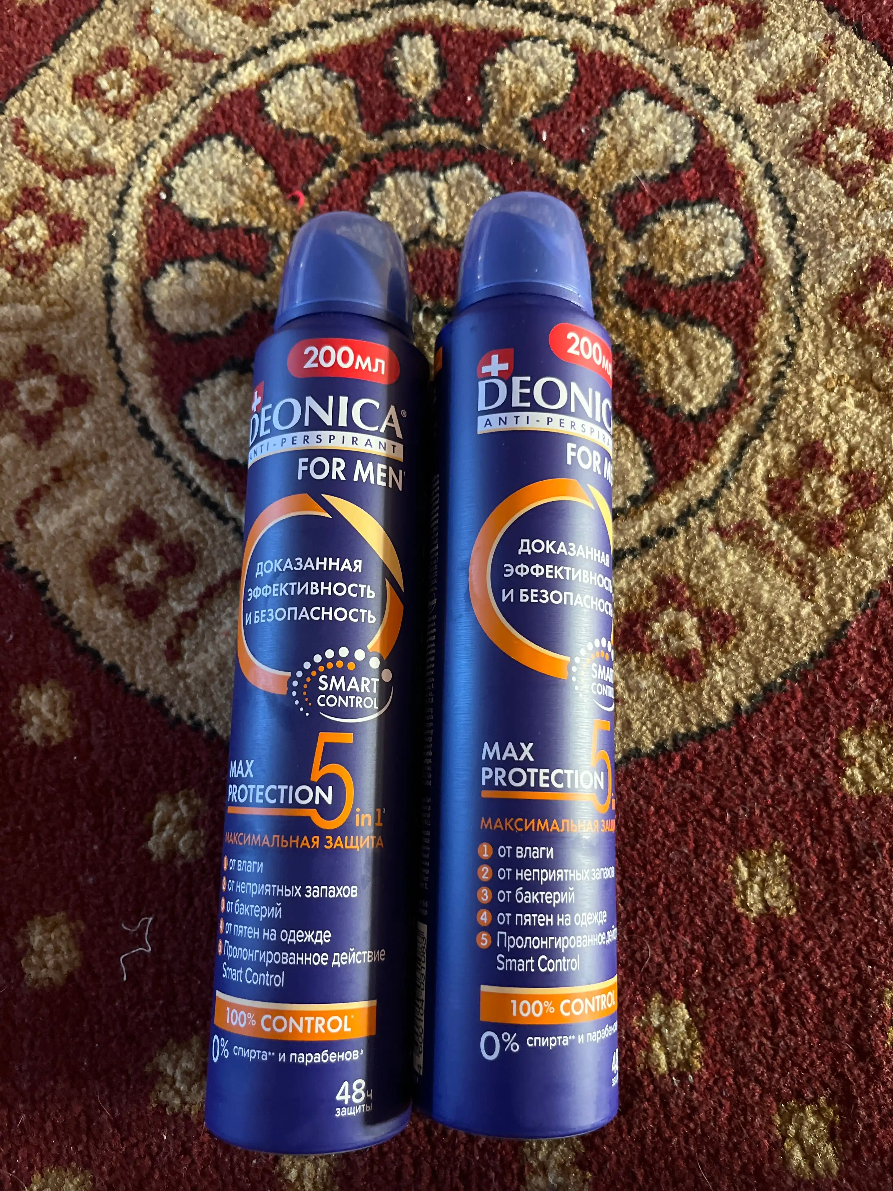 Дезодорант антиперспирант мужской спрей Deonica for men Max Protection 5in1 200 мл