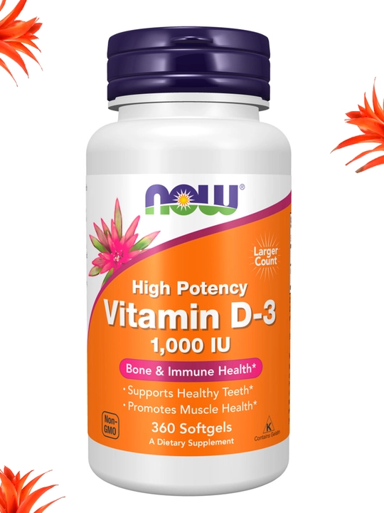 NOW Foods, Витамин D3 400 ME, 1000 ME, 2000 ME , мягкие капсулы, Халяль