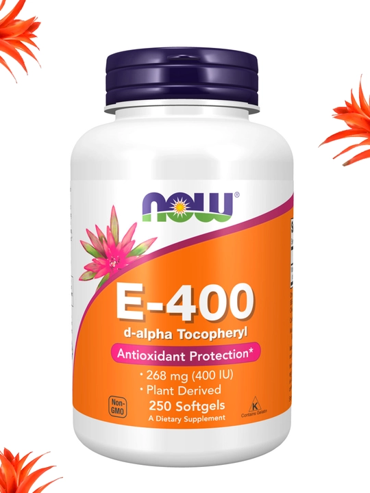 NOW Supplements, Vitamin E, 200 ME va 400 ME, D-Alpha Tokoferil