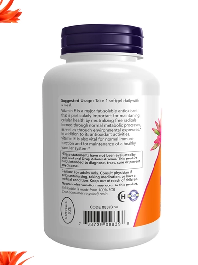 Kapsulalar Now Supplements, Vitamin A 10000 ME va 25000 ME, 100 dona,