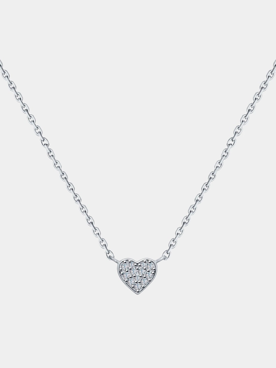 Колье из серебра с фианитами, SOKOLOV 94070167 - 