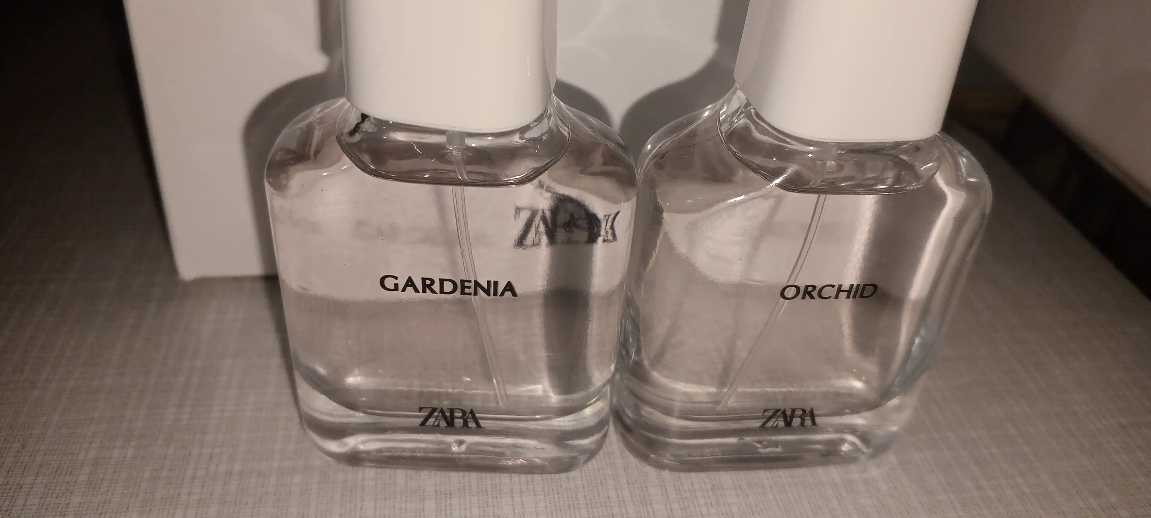 Parfyumlangan suv Zara Gardenia + Orchid, ayollar uchun 30+30, 90+90, ml
