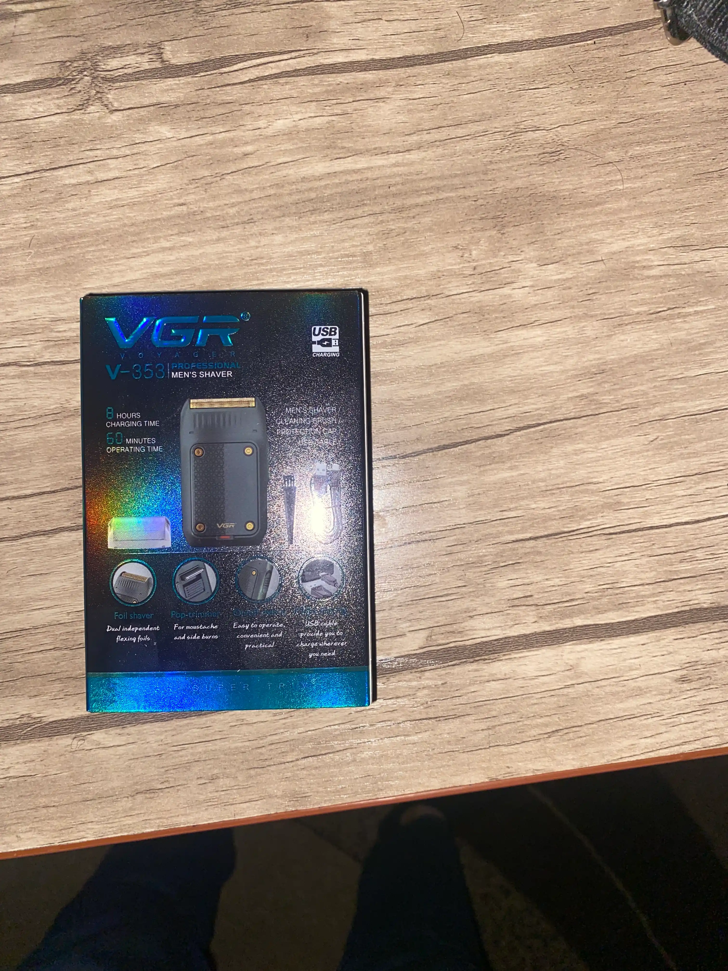 Professional simsiz trimmer VGR V-071, V-030, V- soqol olish va soch kesish uchun mashinka