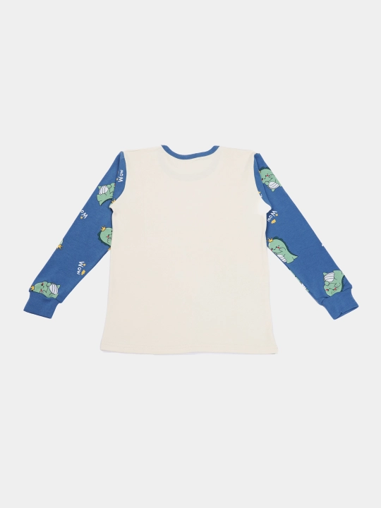 Пижама детская, хлопковая, со штанами, для мальчика, Elankids