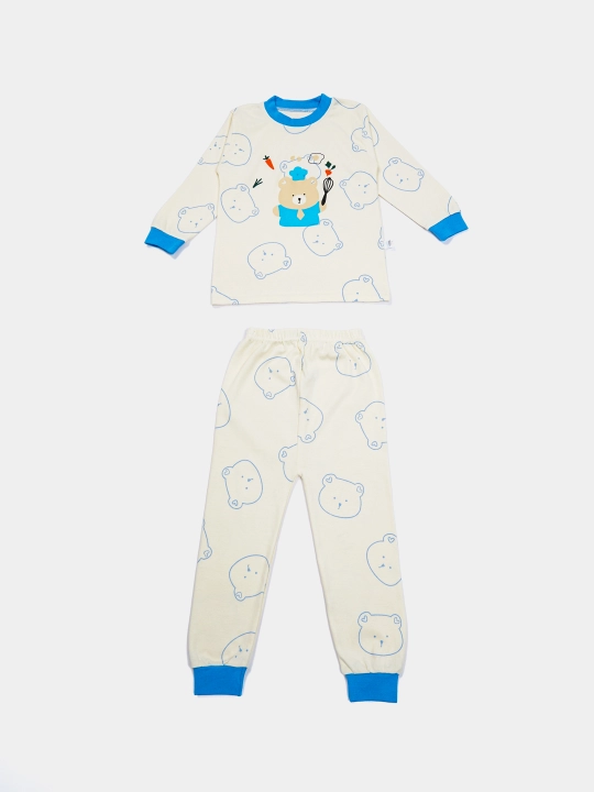 Пижама детская, хлопковая, со штанами, для мальчика, Elankids