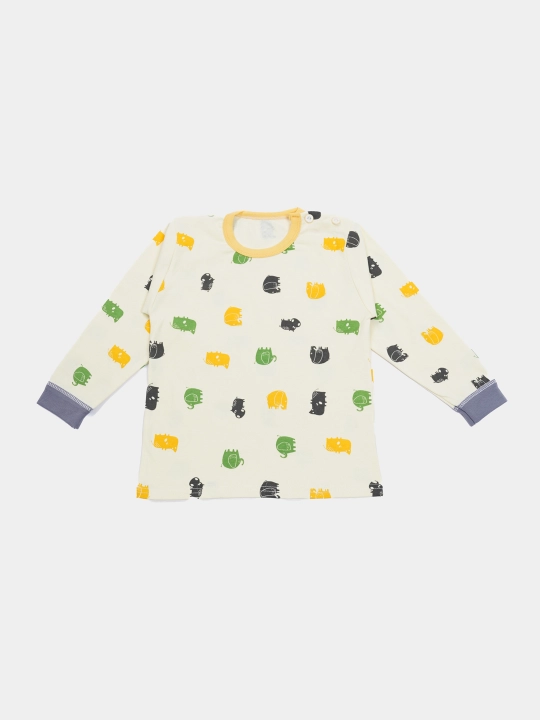 Детская хлопковая пижама для девочек Elankids
