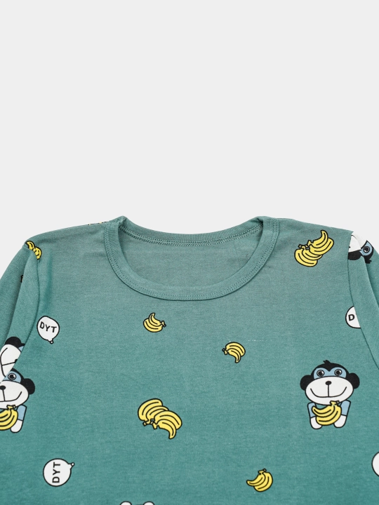 Пижама детская, хлопковая, со штанами, для мальчика, Elankids