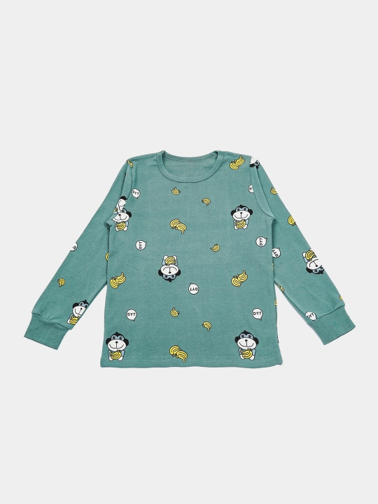 Пижама детская, хлопковая, со штанами, для мальчика, Elankids