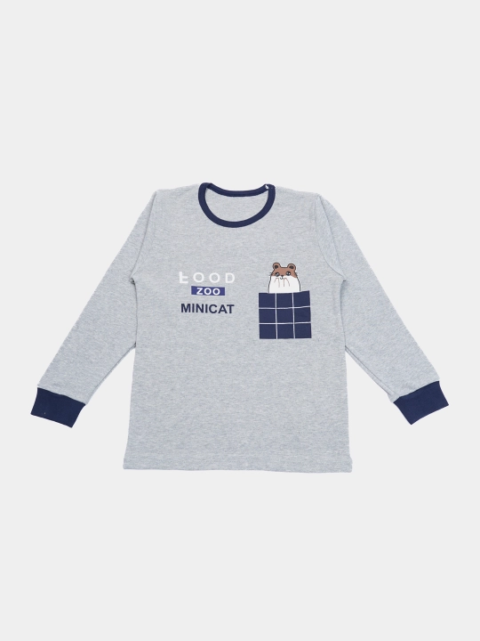 Пижама детская, хлопковая, со штанами, для мальчика, Elankids