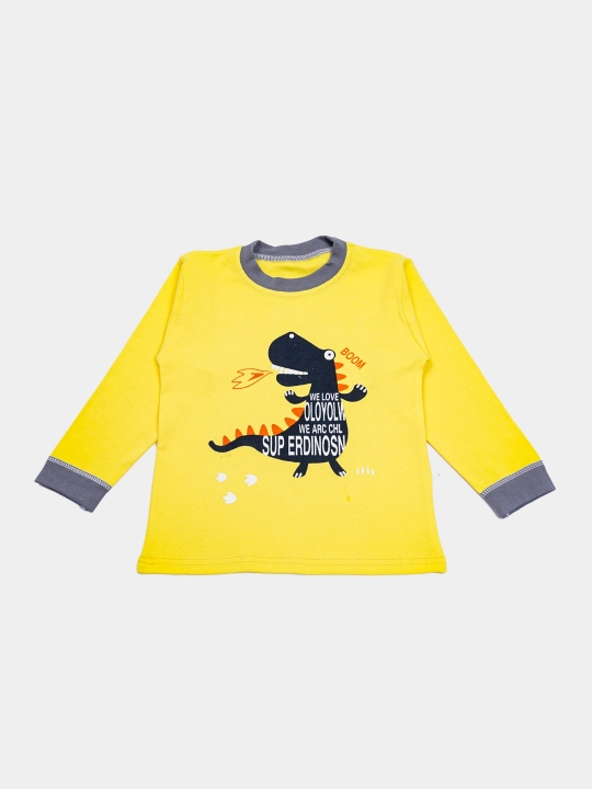 Пижама детская, хлопковая, со штанами, для мальчика, Elankids