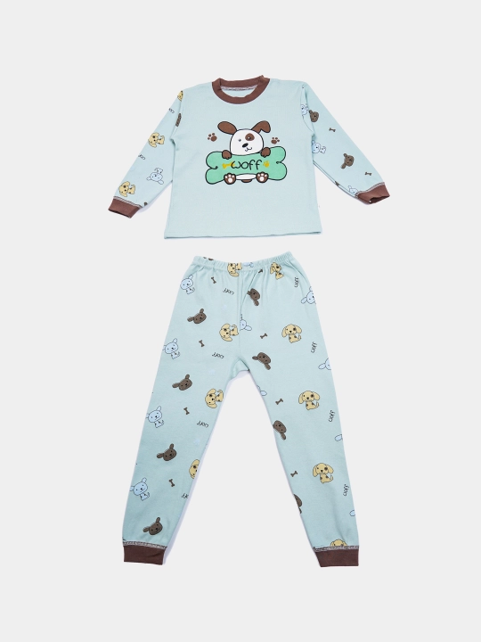 Пижама детская, хлопковая, со штанами, для мальчика, Elankids