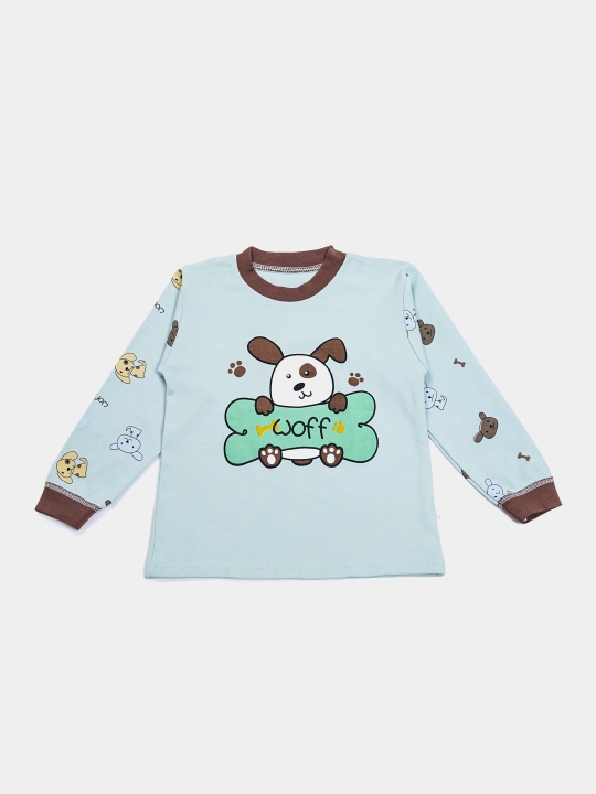 Пижама детская, хлопковая, со штанами, для мальчика, Elankids