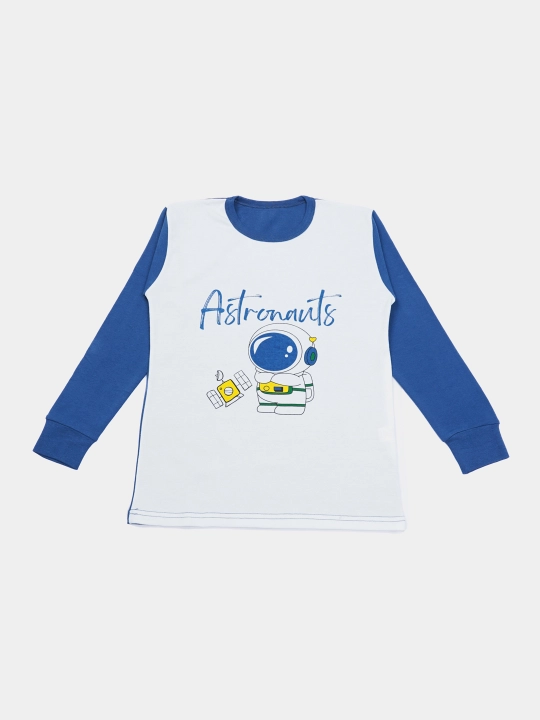 Пижама детская, хлопковая, со штанами, для мальчика, Elankids