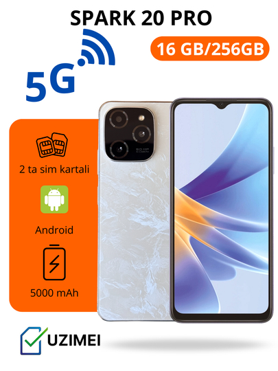 Смартфон  Spark  16/256 чехол в подарок