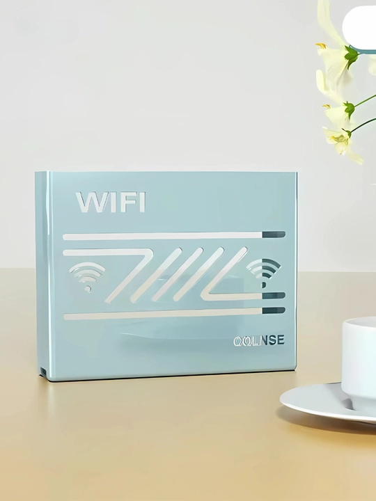 Wi-Fi router uchun devorga ornatiladigan organayzer
