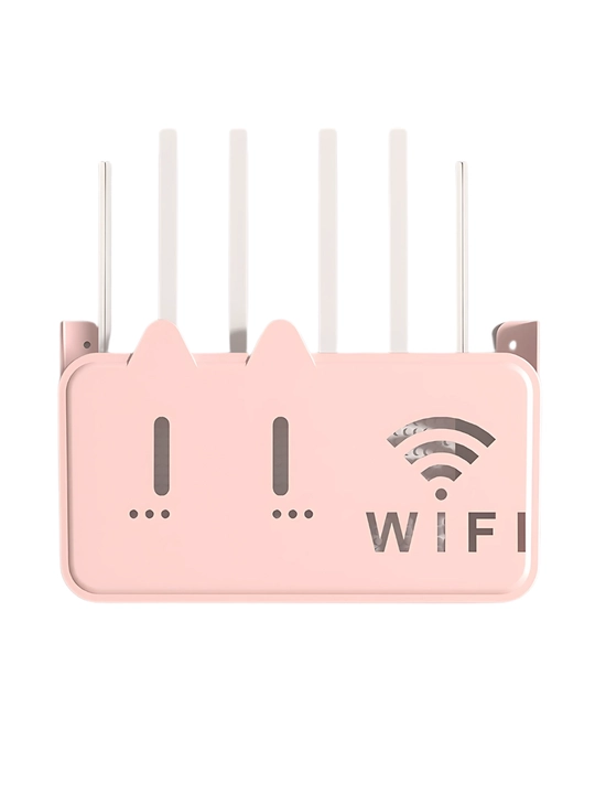 Wi-Fi router uchun devorga ornatiladigan organayzer