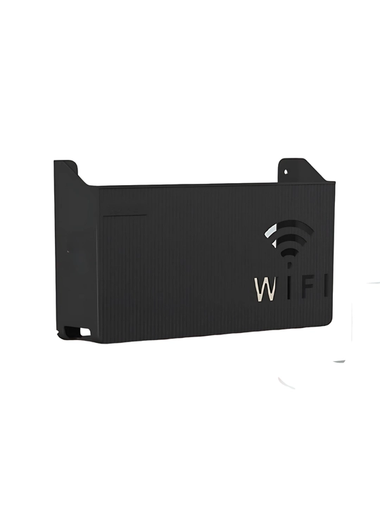 Wi-Fi router uchun devorga ornatiladigan organayzer