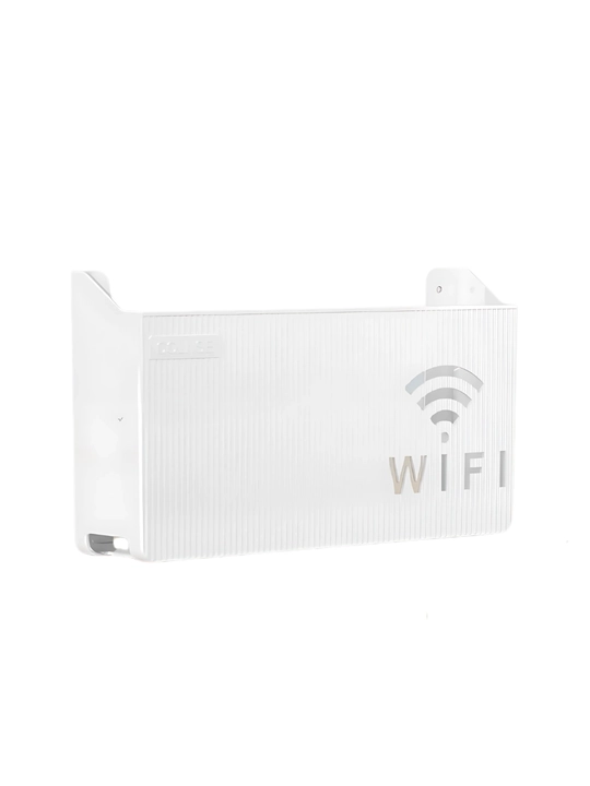 Wi-Fi router uchun devorga ornatiladigan organayzer