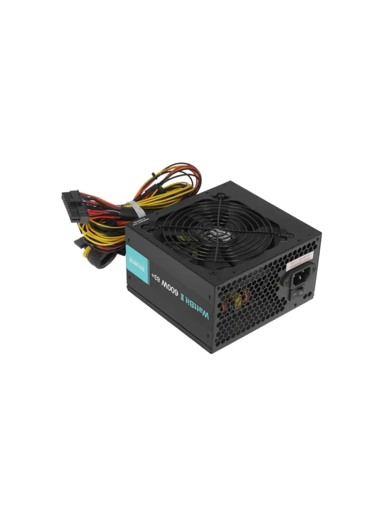 Zalman Wattbit II quvvat manbai, 500W/600W, 83% samaradorlik, 120 mm ventilyator