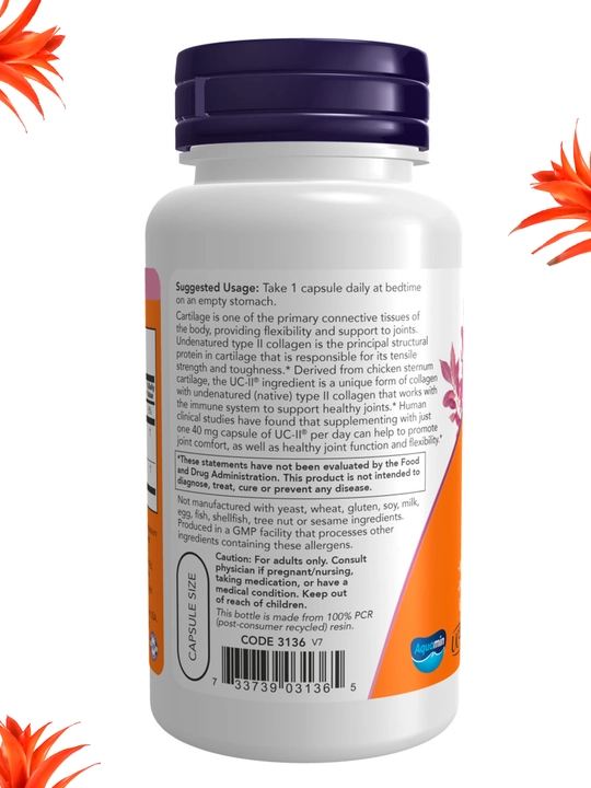 Kollagen NOW Supplements, kukun va kapsulalarda