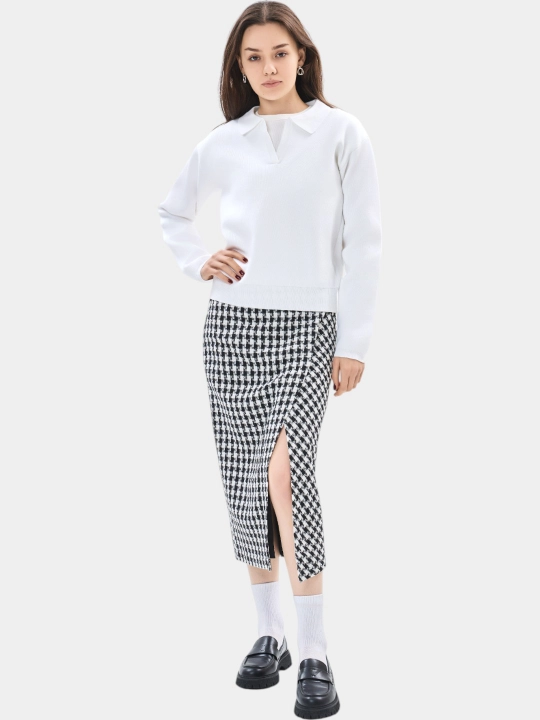 TERRA PRO ayollar yubkasi midi AW23WBS-27005